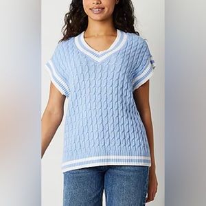 NWT Arizona Unisex V Neck Sweater Vest - XL